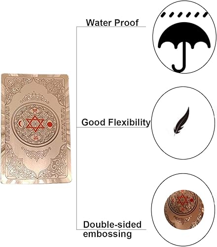 Vista 10 de VOVCIG Cartas de Tarot bilingües - Inglés y Español, Incluye Libro Guía y Mantel Especial Baraja de Tarot,Inglés Español Bilingüe Tarot,Tarot de PVC