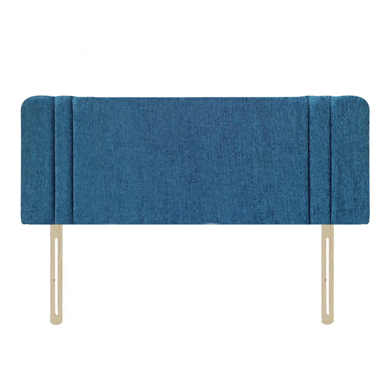 Luxurious Headboard for Beds and Divan Bases - Soft Velvety Chenille, Easy to Install, Padded Cover with Bolts (Turquoise, 3FT Single)