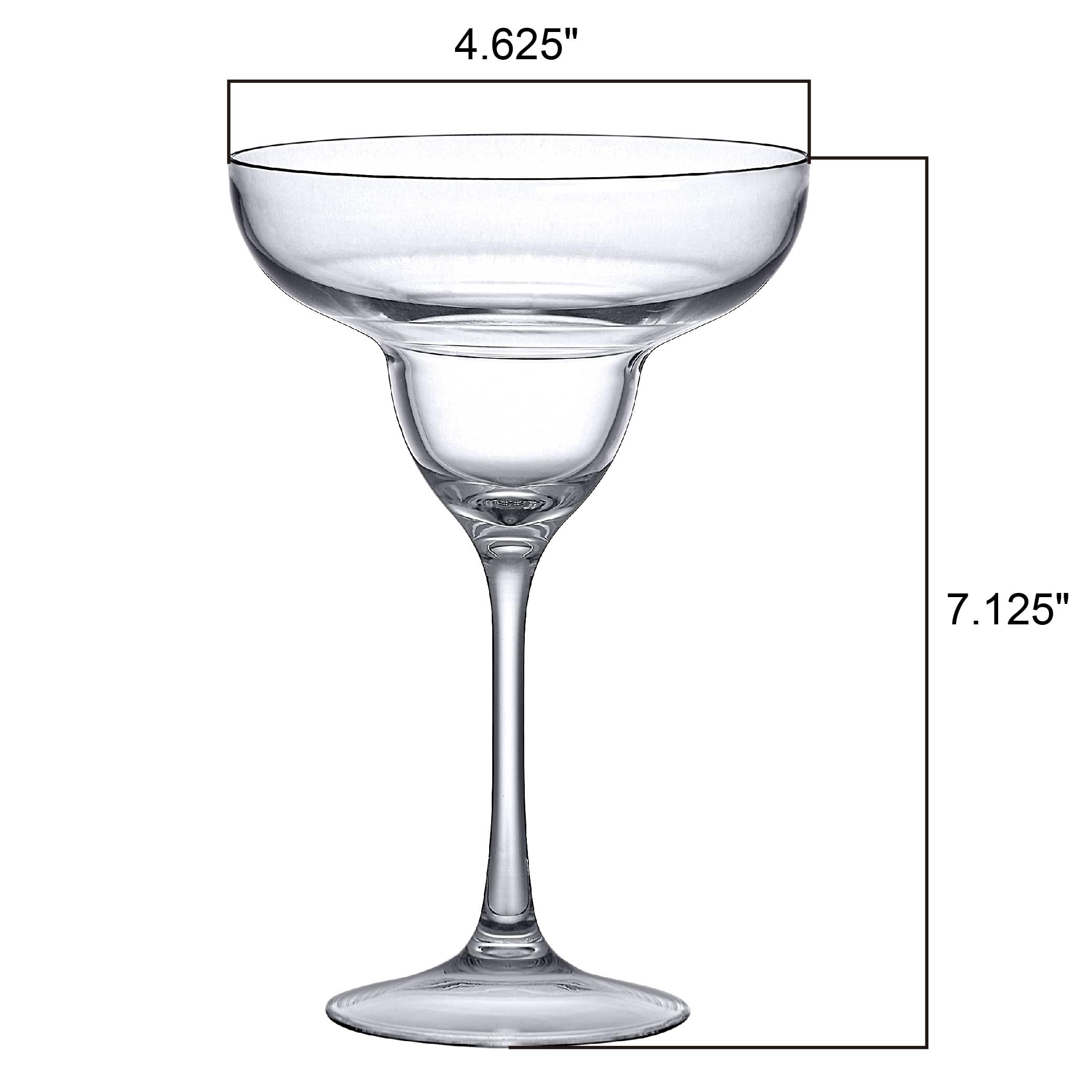Amazing Abby,Peggy – 510 ml unzerbrechliche Tritan-Margarita-Gläser (6 Stück), wiederverwendbare Margarita-Gläser aus Kunststoff, BPA-frei, spülmaschinenfest, Pool, Camping und mehr