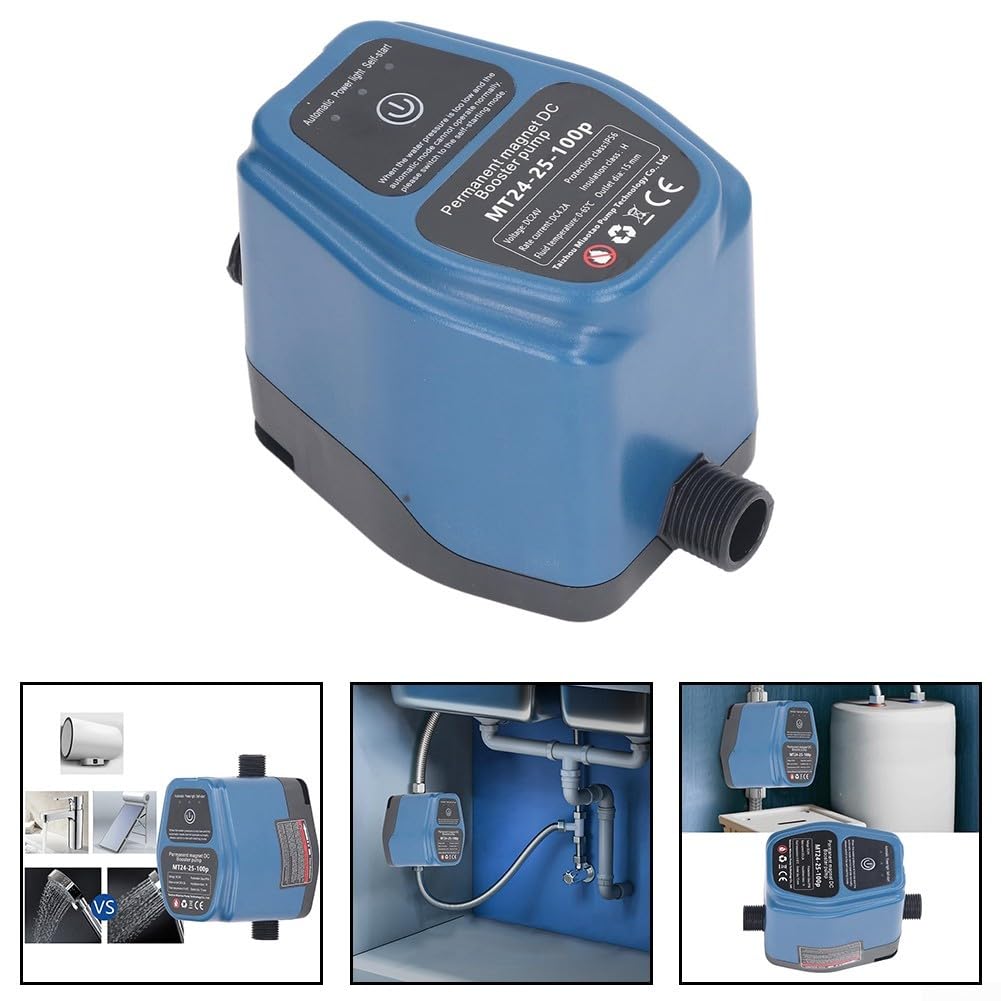 Eawfgtuw Bomba automática de presión de agua, funcionamiento silencioso con sensores avanzados, bomba de refuerzo de calentador de agua para grifo de cocina y ducha para un control óptimo de la