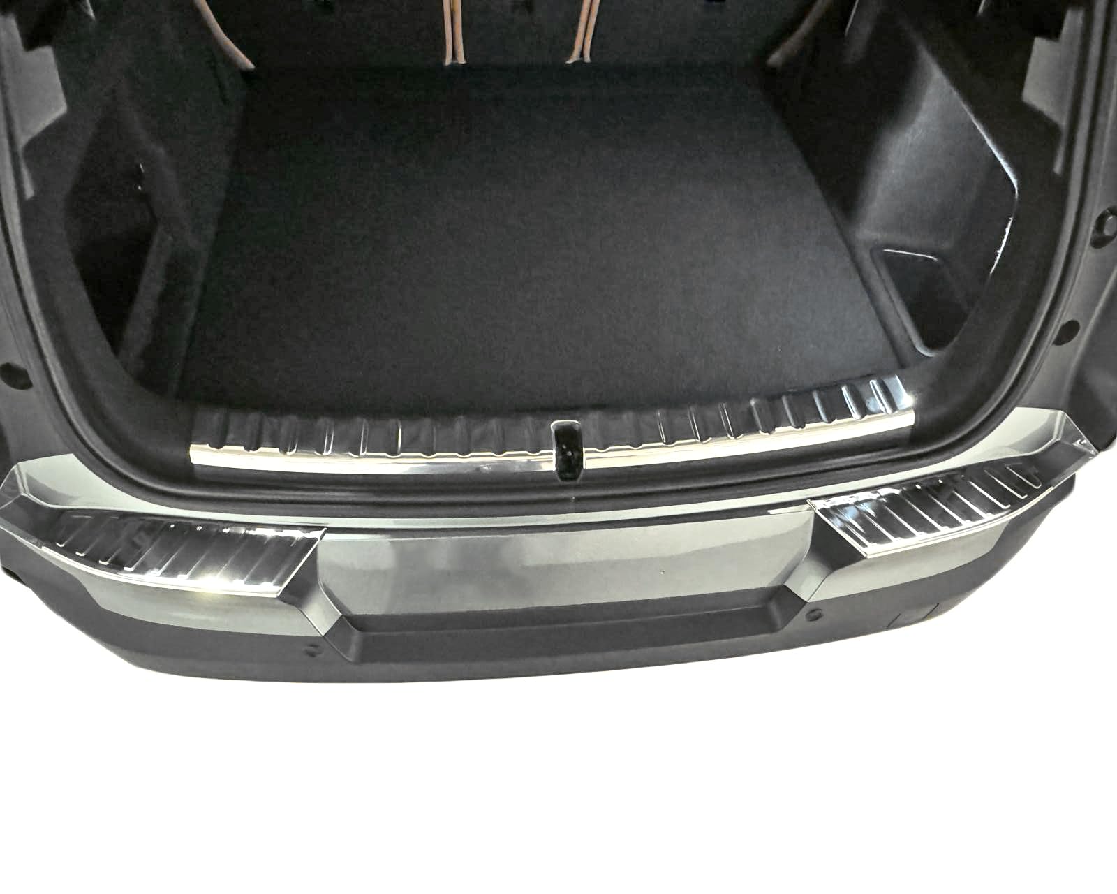RECAMBO Protector de parachoques de acero inoxidable, apto para Mini Countryman, U25, año de fabricación a partir de 2023, juego de 2 piezas en acabado cromado pulido para parachoques interior y