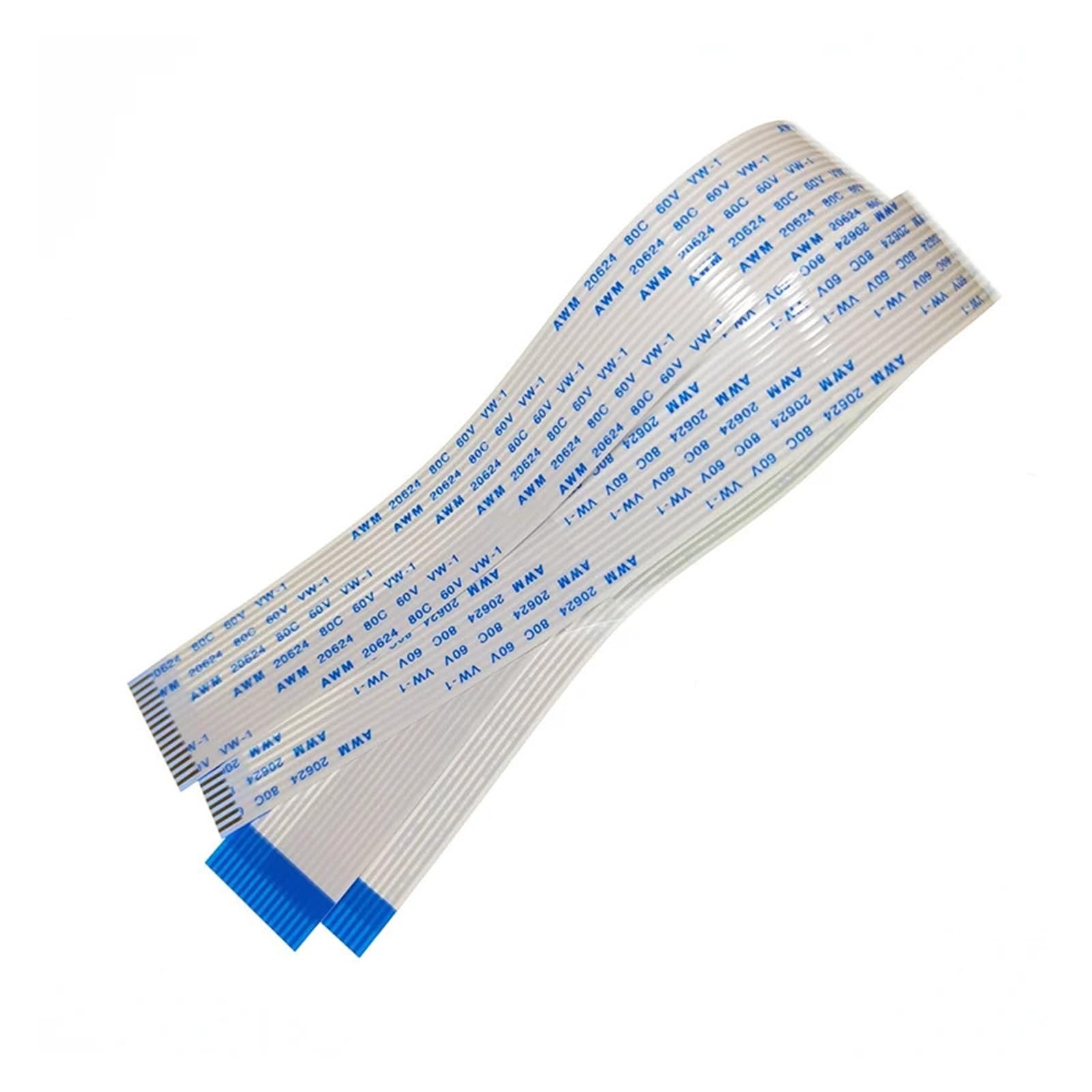 10 PZ FFC FPC AWM 20624 80C 60 V Filo Verticale-1 Cavo Flessibile Piatto 0,5 MM 4 5 6 8-50 54 60 Pin(30cm (10pcs),0.5MM_Reverse Direction_55P)