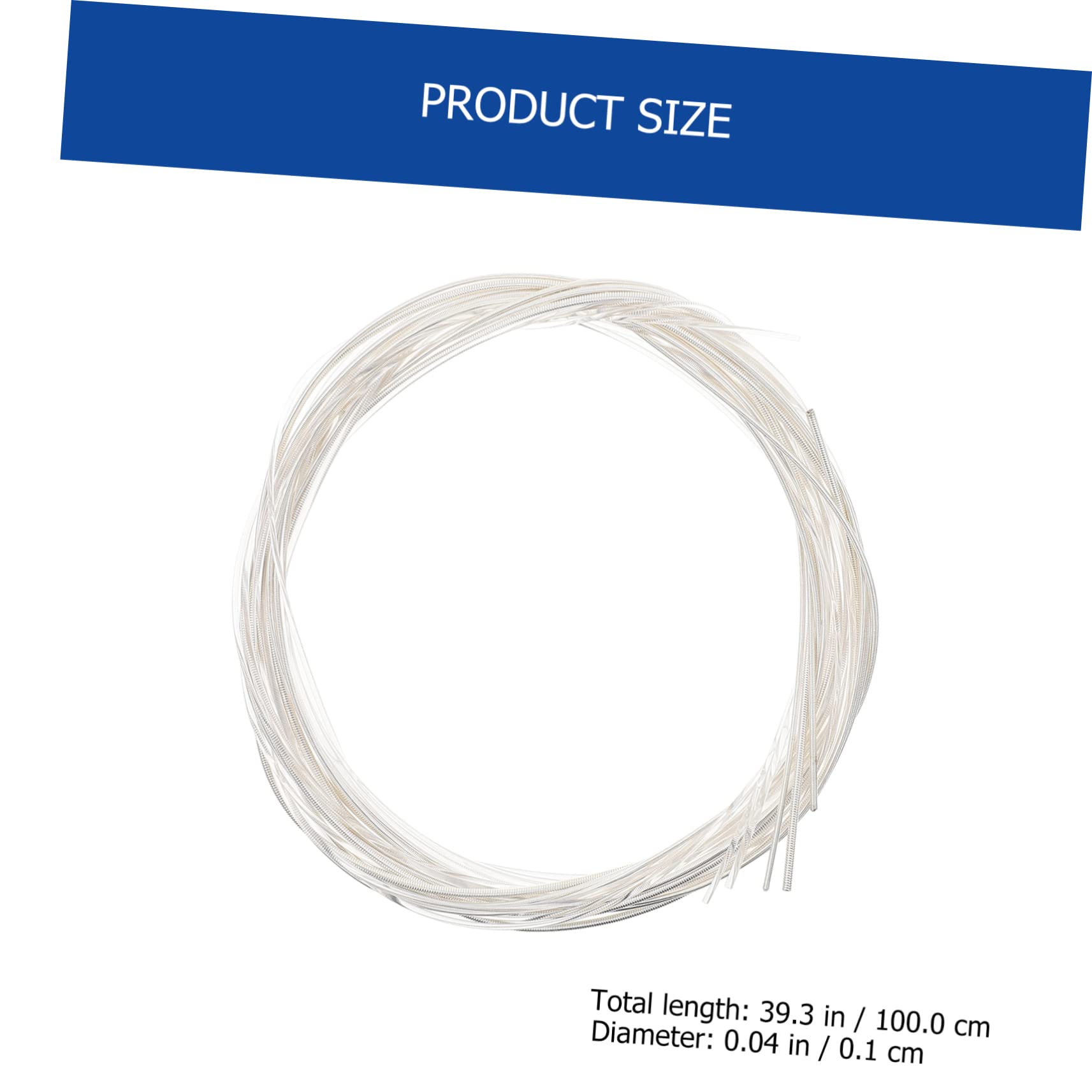 Abaodam 20confezioni Pacchetti Per Chitarra Folk Nylon Set Per Chitarra Rivestimento e Elettroplaccato Accessori Per Musicisti e Appassionati