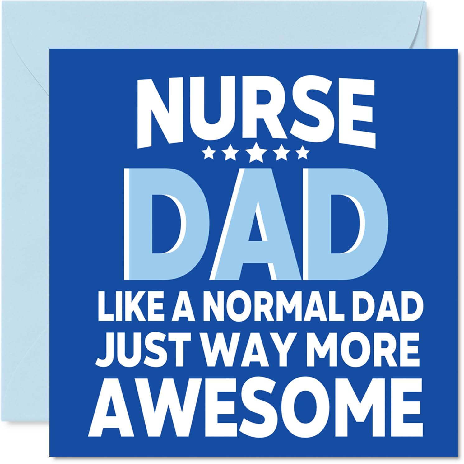 Dad Birthday Card - Awesome Neurodivergent Dad - Happy Birthday Card from Son Daughter, 145mm Neurodivergent Parent Bday Greeting Cards