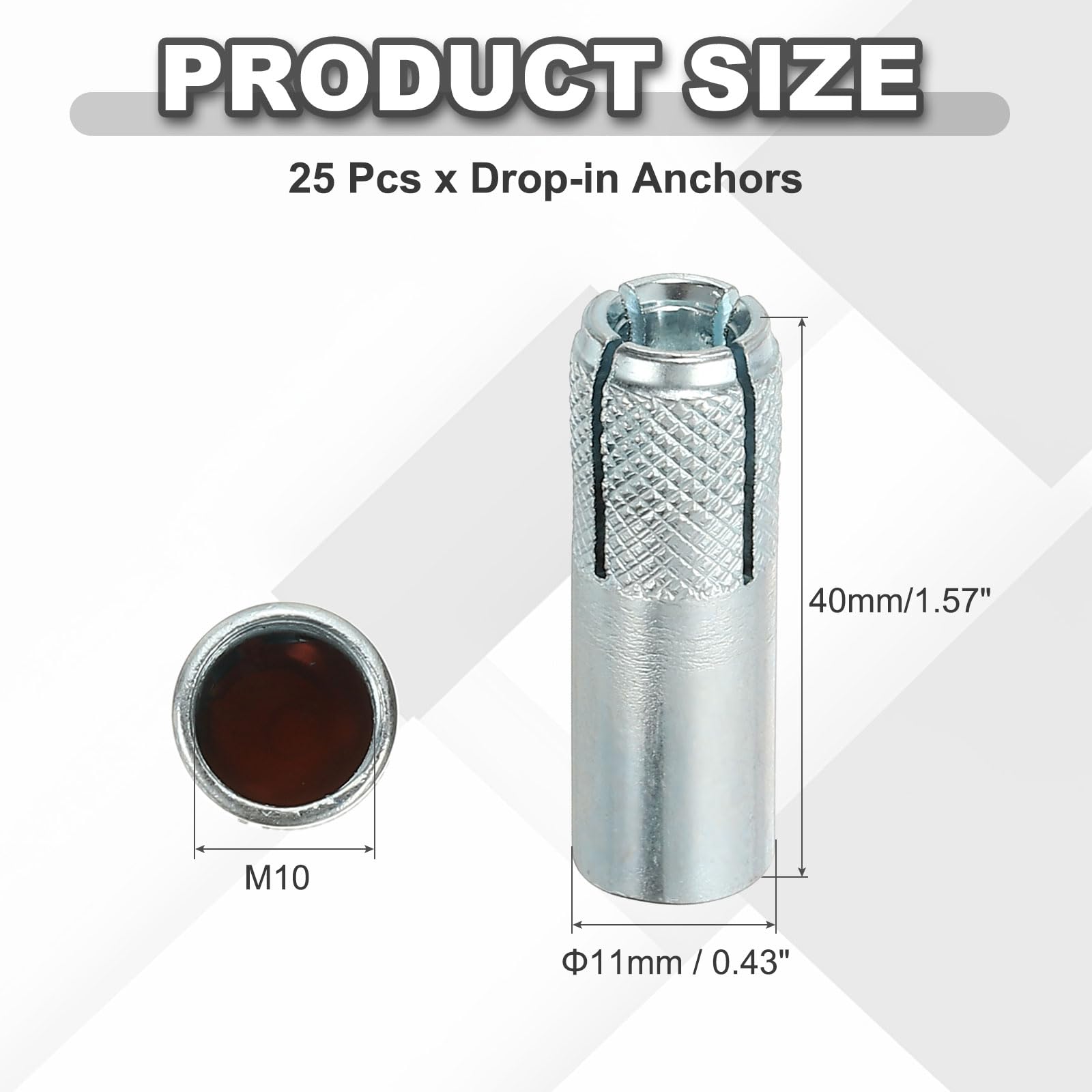 PATIKIL M10 Drop-in Anchors - Image 2