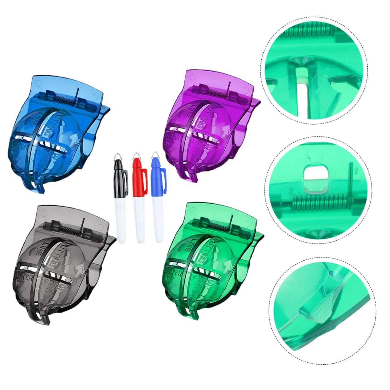 YARNOW Pennarello da Golf Pennarello per Pallina da Golf Rivestimento mettendo Strumento di Riparazione del di intonazione Fodera da Golf plastica Colore Casuale