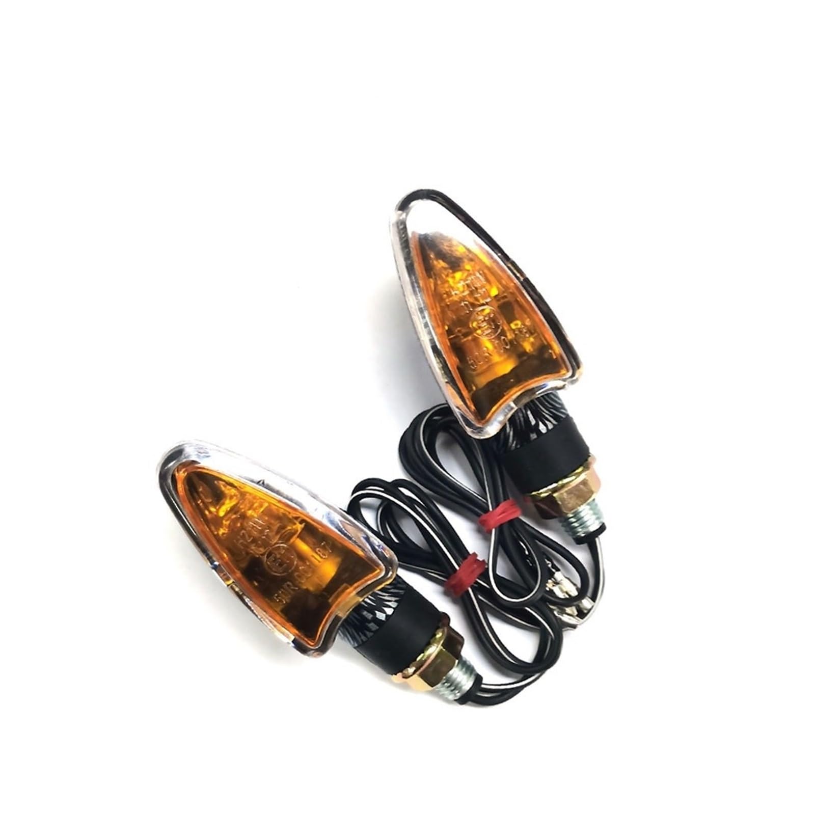 Indicatori di Direzione Moto 2 Pezzi Lampeggiante Indicatore Lampeggiante Per Hon&da Per KAW&ASAKI Per Suzuki Per Yam&aha Per har&ley Per Lampada Universale