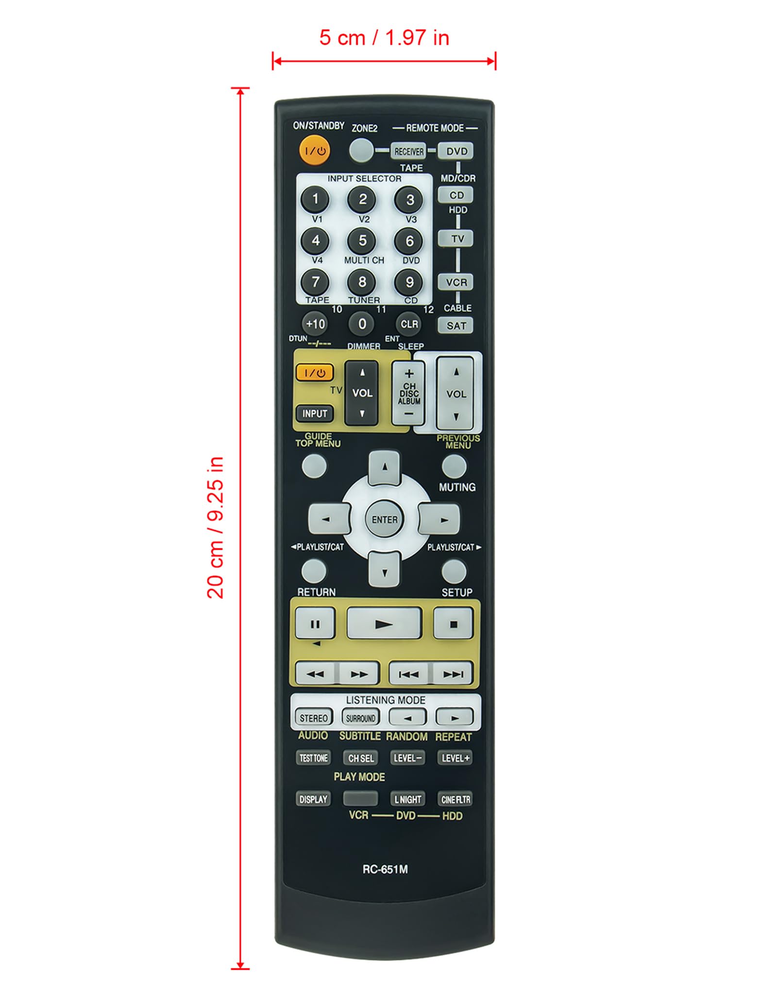 A653　ONKYO　オンキョー　リモコン　RC-615P A653 ONKYO オンキョー リモコン RC-615P