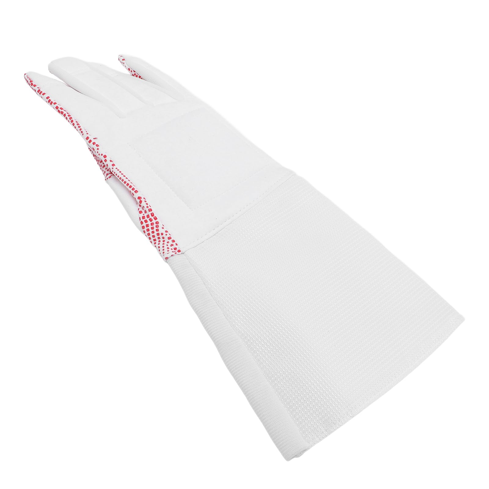 Guanto antiscivolo in pelle con design a pois in plastica completa per allenamento Epee per adulti versione destra