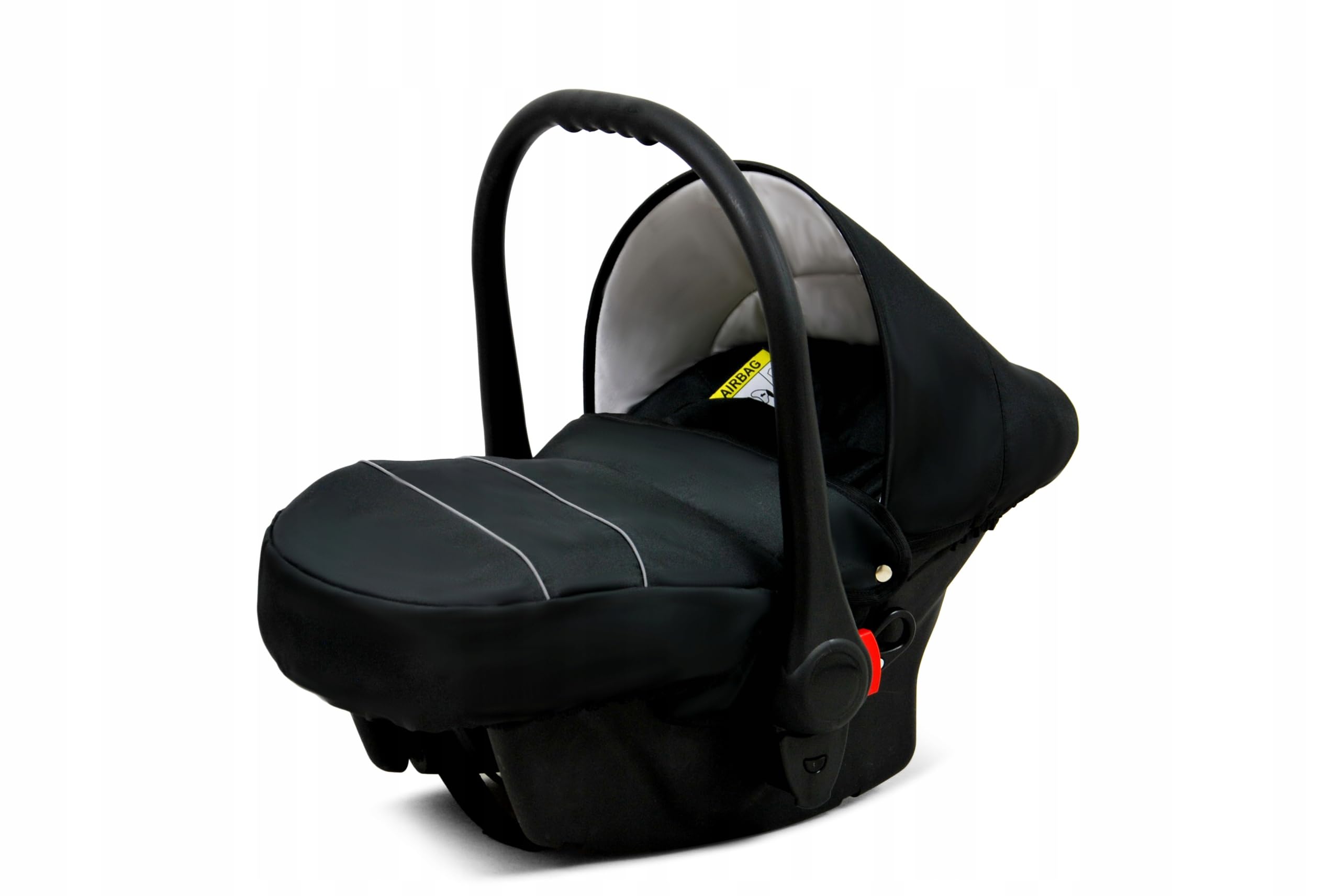 BabyLux® Zestaw wózków dziecięcych 4 w 1 – Qbaro – w zestawie wanienka dla niemowląt, fotelik sportowy, fotelik samochodowy, stacja bazowa ISOFIX – fotelik samochodowy – zestaw wózków dziecięcych