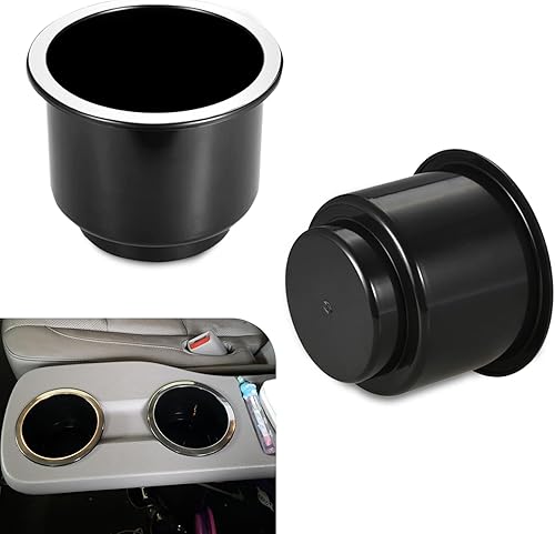 2 piezas de soporte para tazas de automóvil, inserto impermeable para portavasos de bebida, inserto de soporte de taza de sofá de gran capacidad,