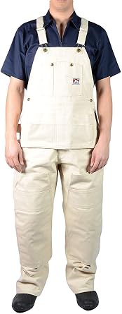 Ben Davis Co Carpenter Overalls, Natural, Workwear for Men - Overalls