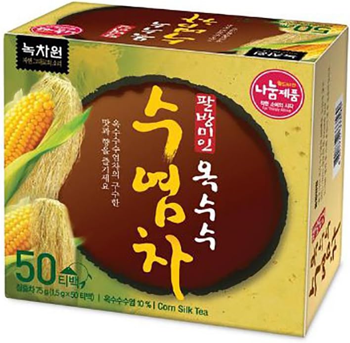[Nokchawon] 100% Organic Oriental TEA selections from Korea Corn silk tea 50T