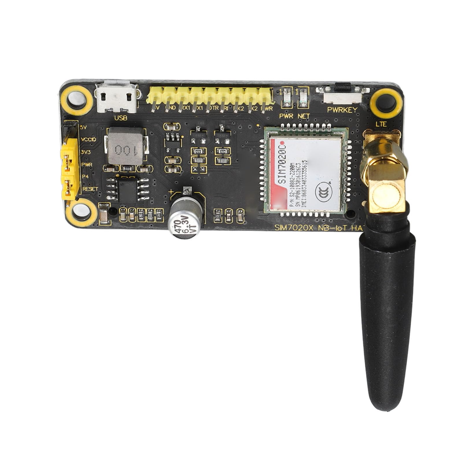 Bewinner Placa de Expansión NB IoT, Soporte Multiprotocolo, Interfaz de Control UART, Interfaz USB, Módulo NB IoT de Interfaz USB para RasPi