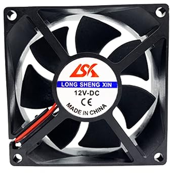 PENGLIN Brushless Cooling Fan 1PCS Silent 2 Pin 8CM Fan 80mm X 80mm X 25mm 8025 DC 12V 0.25A 3D Printer Parts PC Case CPU Cooler Sleeve Bearing 8025 12V-DC