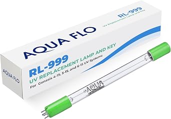 Aqua Flo RL-999 UV Lamp with Reset Key, Fits Genesis GEN 4-15 GEN 5-15 GEN 6-15, 50 Watt 39.3 in Green 4-Pin Base, Part Number 40040017