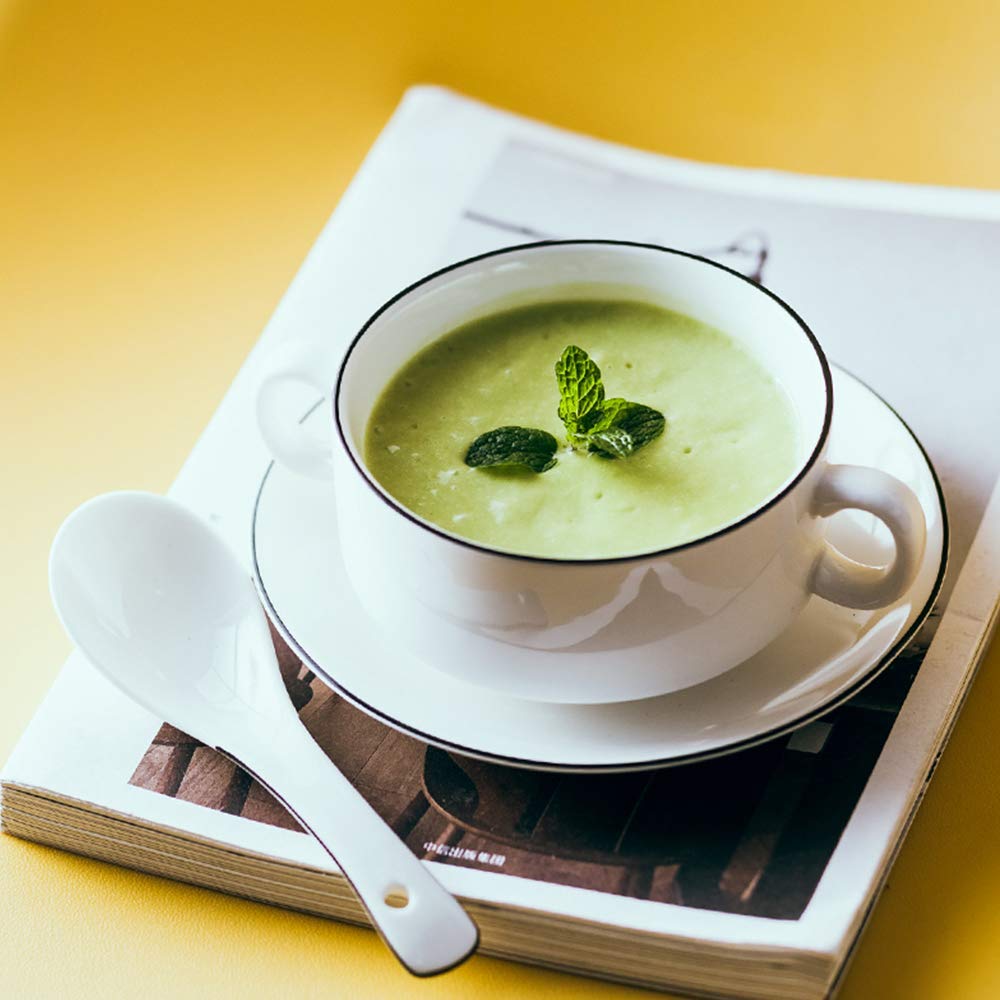 Ensemble De 4 Bols À Soupe Avec Poignées Salad Bowl Bols À