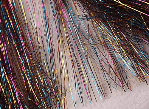 Mipper 10 Yards 8 Inch Wide Metallic Fringe Trim Diy Latin Dance Dress Clothing Accessories Xmas Party Decor Shiny Tassel Lace (Multicolor) #TOP4