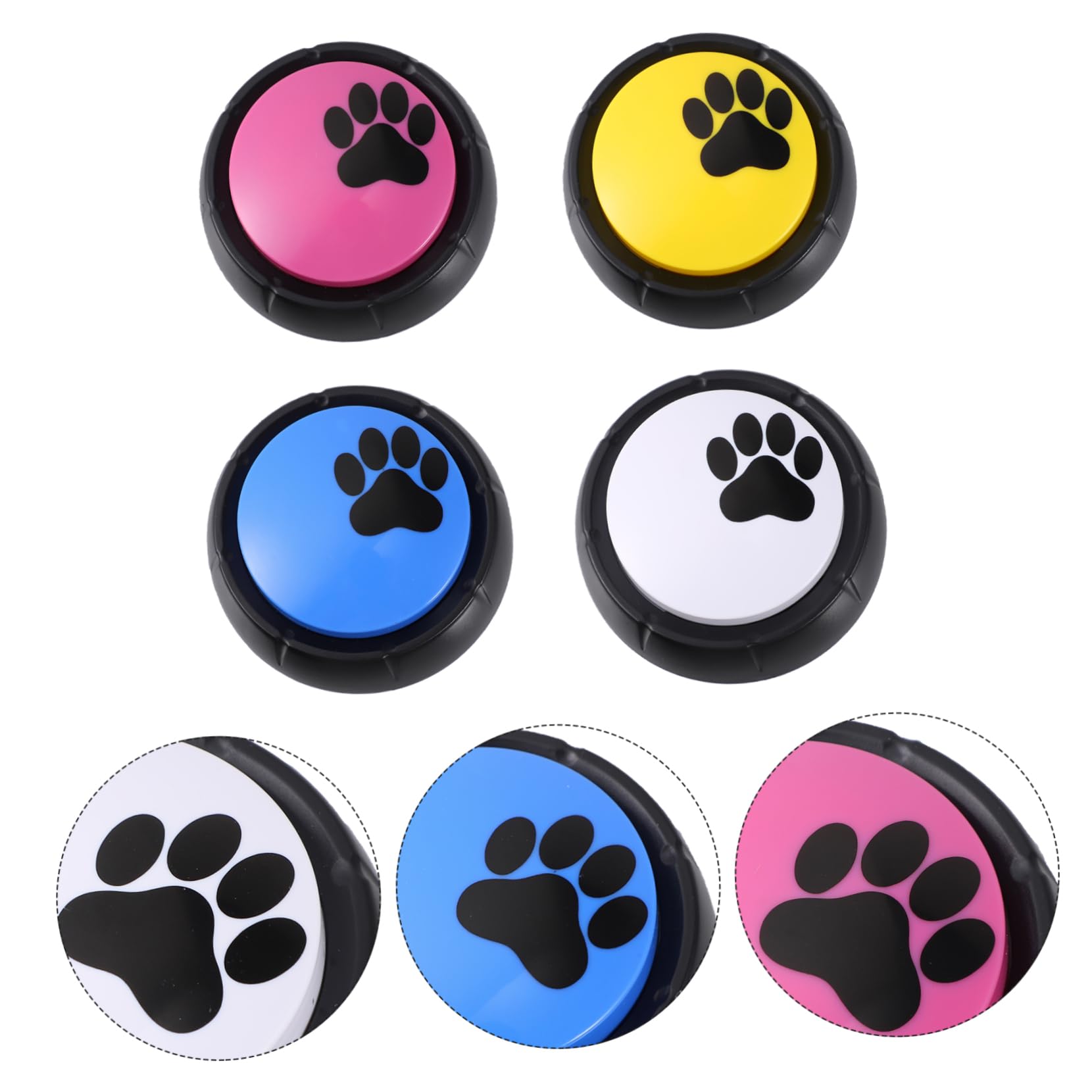 Sosoport Bottone di Comunicazione per Animali, Registrazione 4 Pezzi ABS