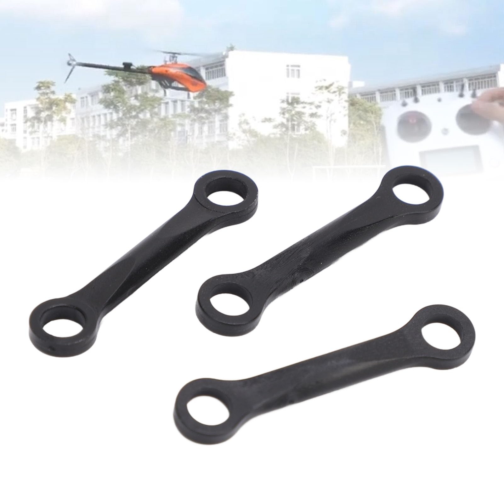 Drfeify 10 Stück M3 3,0 X L15 Mm Verbindungsstangenende für RC Hubschrauber Flywing BELL206, für UH1