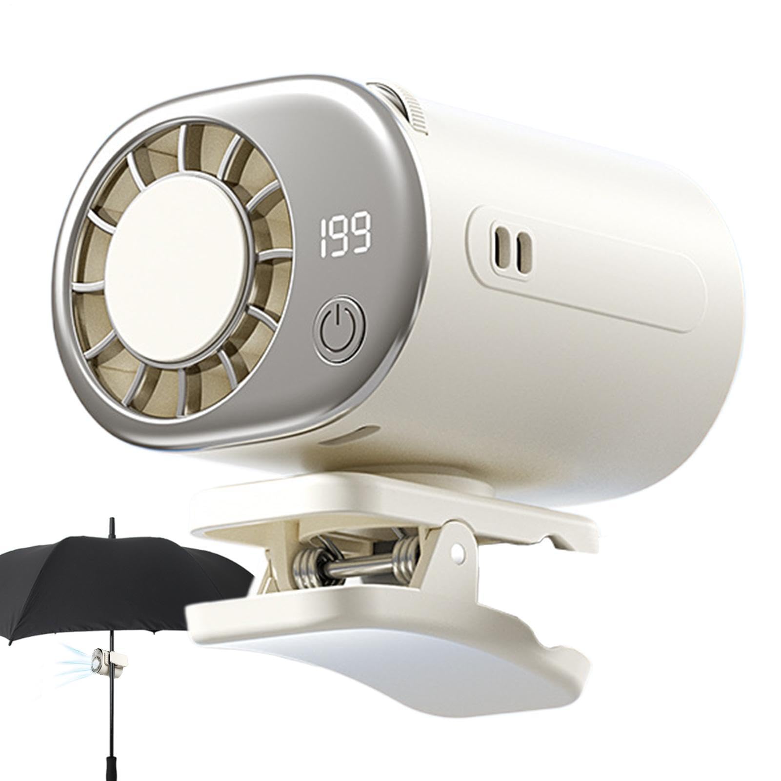 Ventilateur à clip pour voiture et camping : fraîcheur sur 199 niveaux