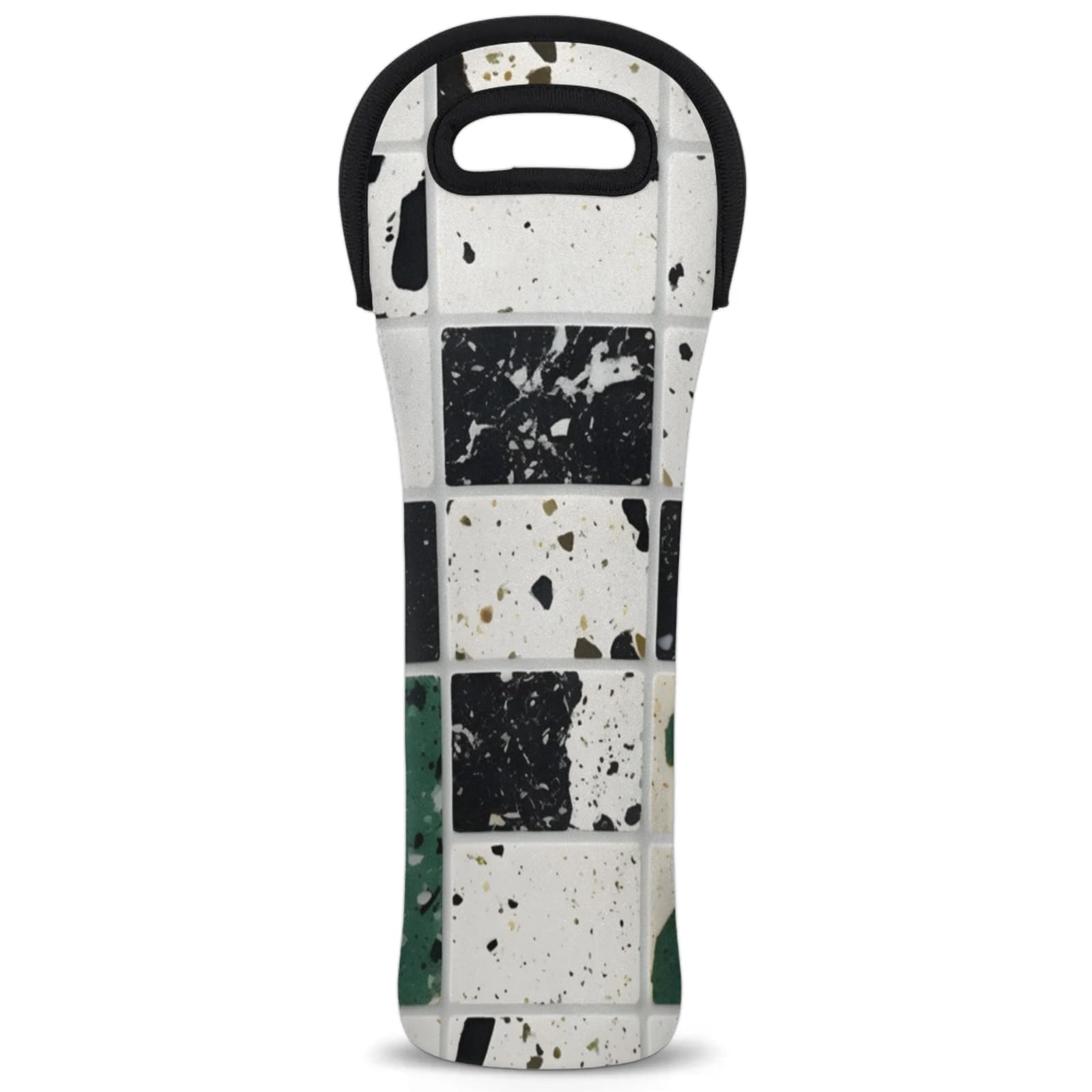 Neoprene Wine Tote Carrier Bag for Wine,Water, Champagne, Beer, Baby Bottles 15.6 x 5.1 Inches, Protective Wine Bag,Blocks