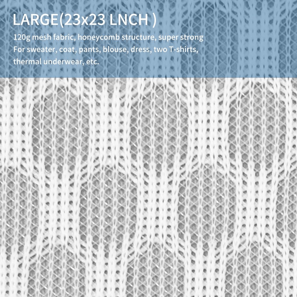 60 x 60 grandi sacchetti per biancheria, borsa per lavatrice con rete con cerniera, borsa da viaggio e per ordinare vestiti, lenzuola, maglioni, scarpe