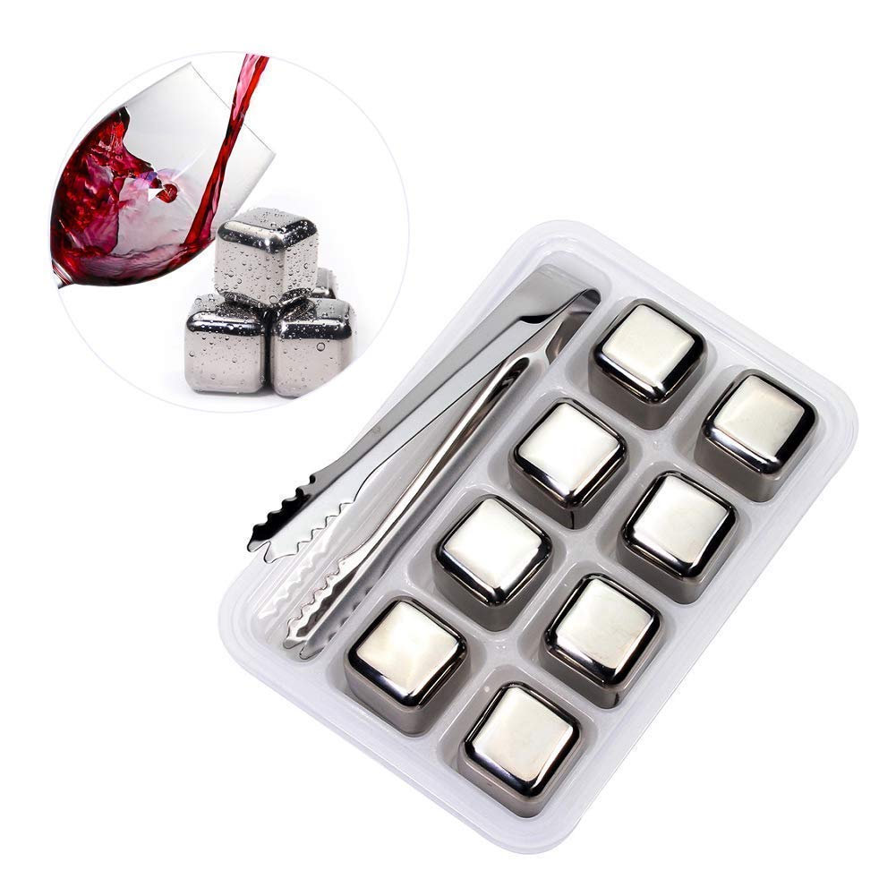 Styxon Whiskey Stones, Reusable Ice Cubes, Whiskey Chilling Stones, Stainless Steel Metal Beverage Chilling Rocks - Image 4 thumbnail