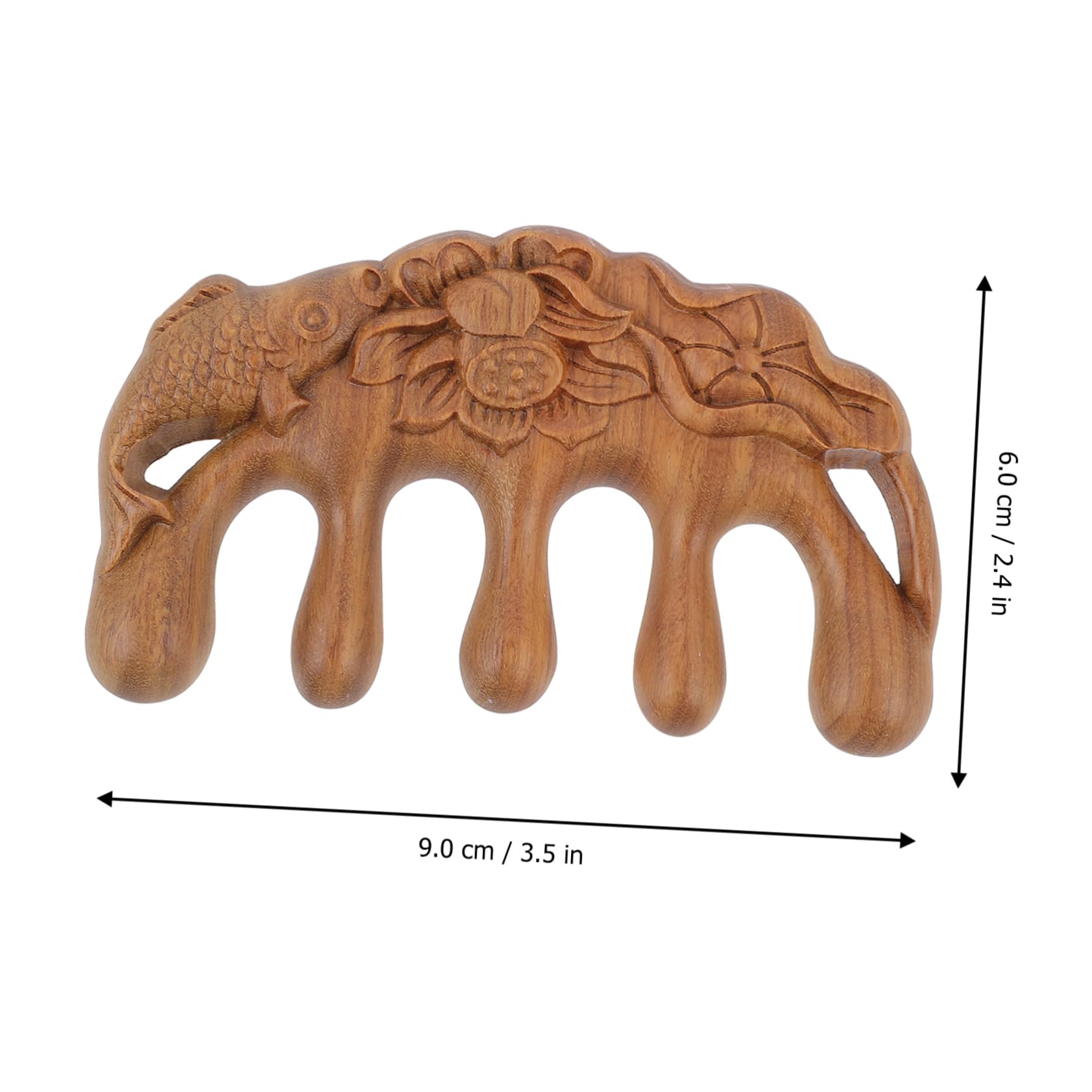 Strumenti for barbiere, 2 pezzi pettine in legno di sandalo verde shampoo strumenti for riflessologia facciale pettine for capelli for donne strumenti for massaggio pettine for barbiere strumento for