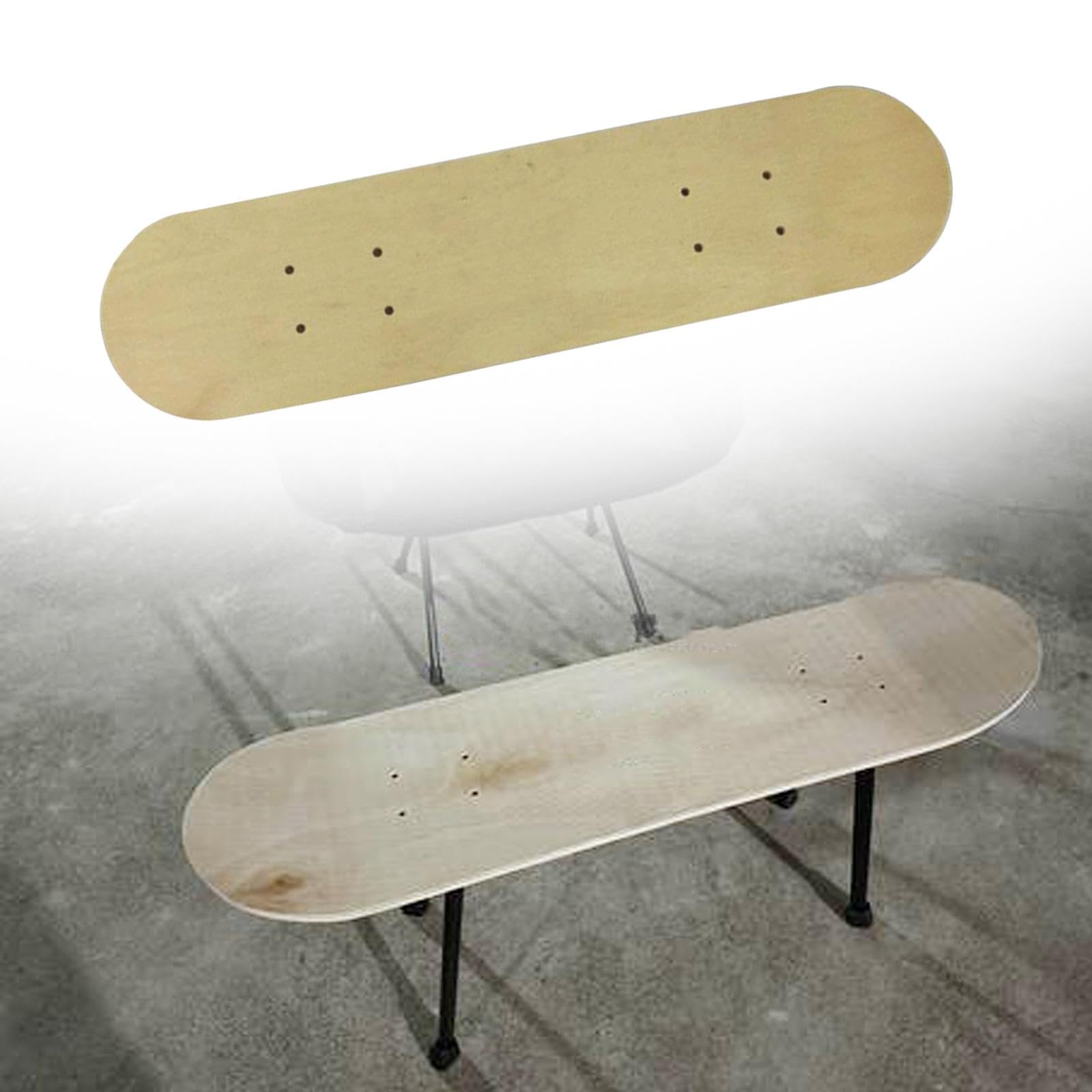 Générique Planche de Skateboard Vierge à Faire Soi-même pour Enfants, Remplacement de Planche à roulettes en Bois pour Table Basse, Décoration Murale D'entr