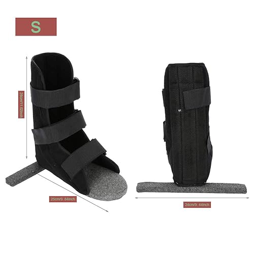 Miniatura 7 de Férula nocturna dura para fascitis plantar, inmovilizador ortopédico para dormir, bota elástica de soporte para pies, cuenta con correas ajustables