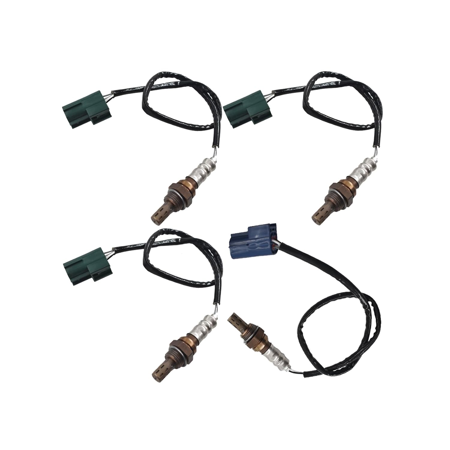 labwork 4Pcs Oxygen Sensor 234-4273 234-4296 Replacement for Infiniti FX35 FX45 Nissan 350Z 3.5L 4.5L 2003-2006 Upstream Downstrea