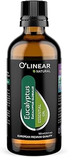 O'linear Natural Essential Oil for Diffuser for Home & Humidifier, Eucalyptus Oil for Steam Room Sauna Long-Lasting Aromatherapy, 100% Pure Eucalyptus Essential Oil Drops for Deep Breath