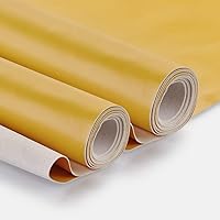Vista 25 de Tela de cuero sintético de 2 yardas 58" x 72", 0.8 mm de espesor, material de cuero para tapicería de poliuretano, cuero sintético, hojas de vinilo