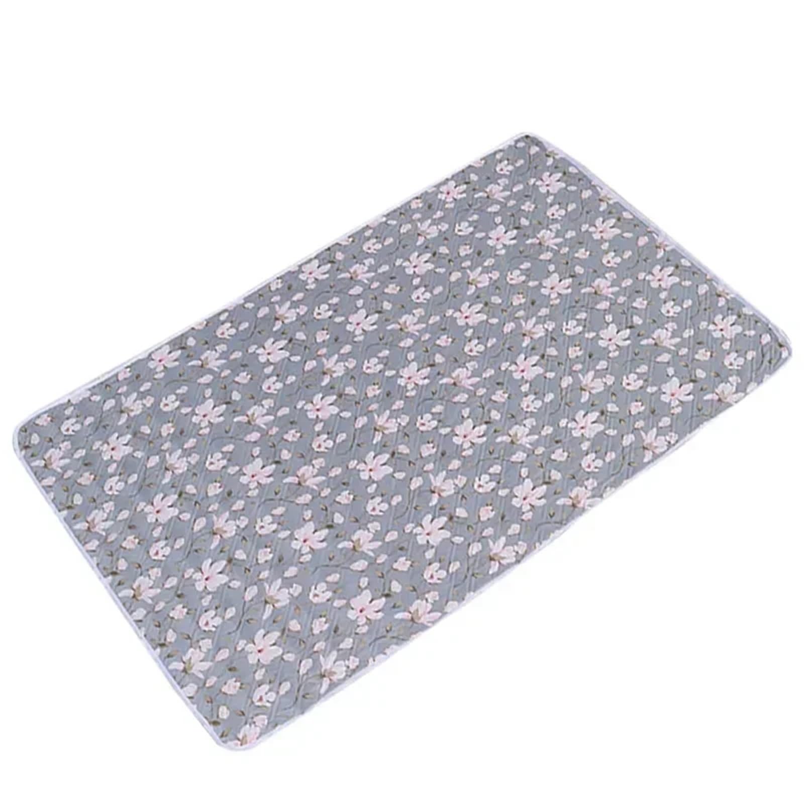 2PCS 50x70cm Waterproof Washable Mattress Urine Mat Cute Cartoon Bed Protector Diaper Bedding Pads Cloth for Bed(Color C)