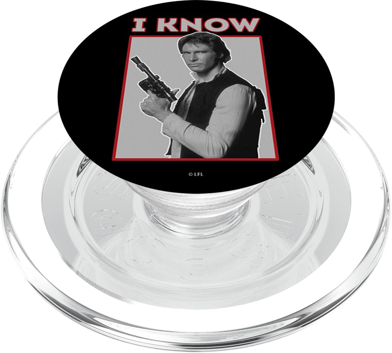 Star Wars Han Solo I Know Poster PopSockets MagSafe PopGrip for iPhone
