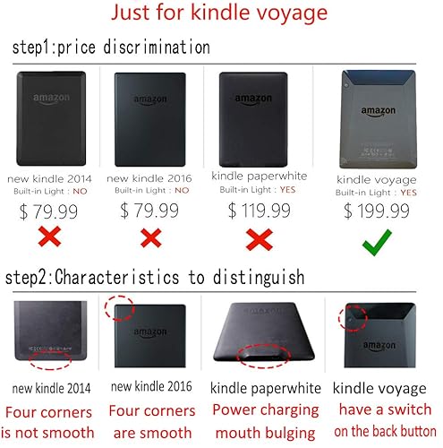 Miniatura 2 de Funda protectora para Kindle Voyage para Kindle Voyage (2014), color marrón