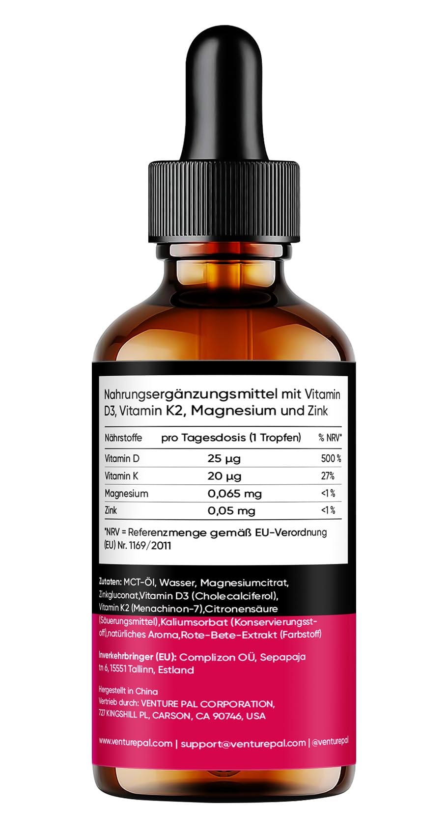 Vitamin D 60ml für Mann und Frau
