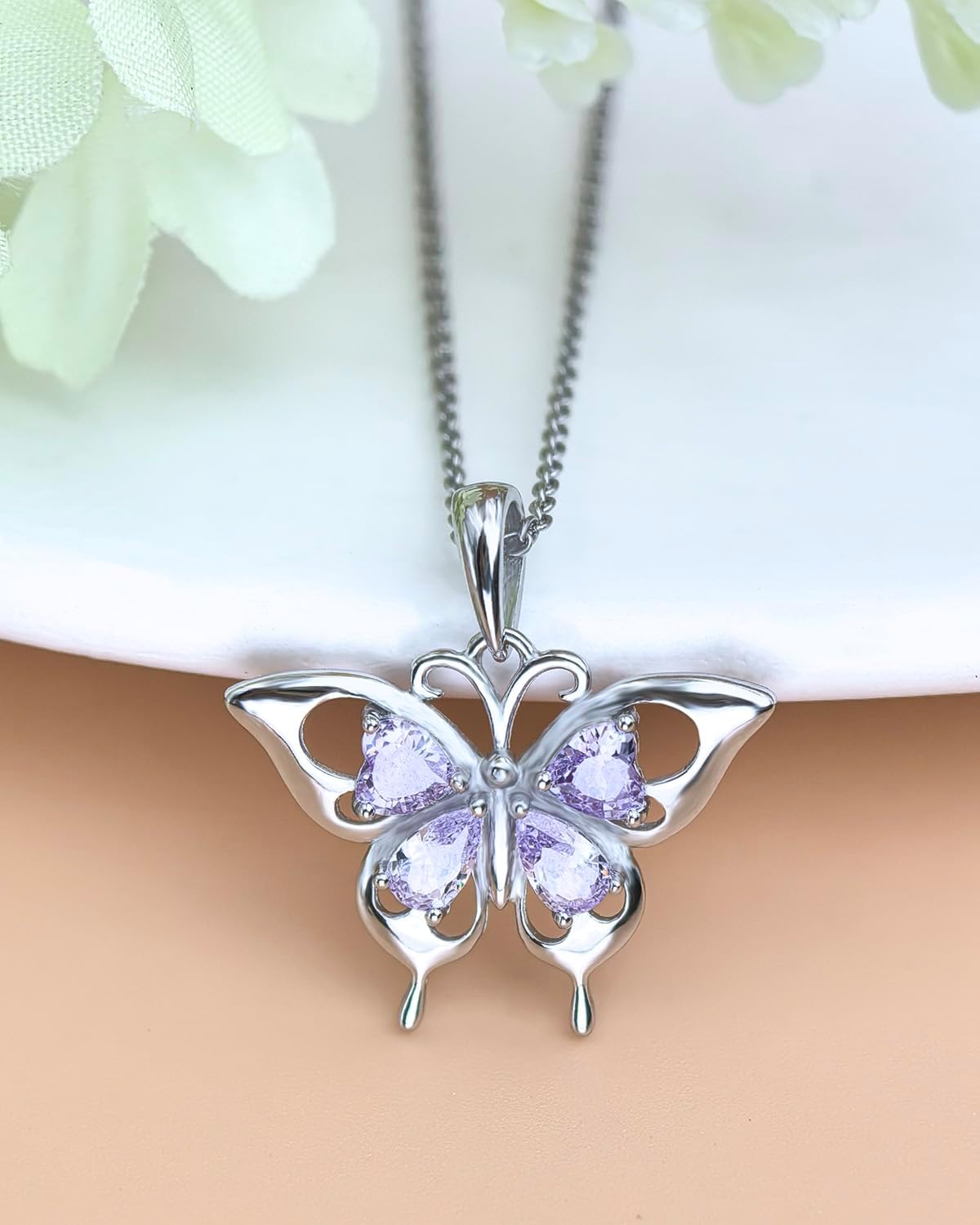 Black Cat/Mama Bear/Bat/Spider/Pumpkin/Wolf/Sun and Moon/Turtle/Raven Pendant Necklace for Women 925 Sterling Silver Crescent Moon Necklace Mother's Day Christmas Gothic Jewelry Gifts for Her - Image 4