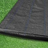 JAWEI Weed Barrier Garden Landscape Fabric,Heavy-Duty Weed Block Gardening Mat,Weed Contral for Outdoor Garden,Easy Install and Cut (3ft x 50ft)