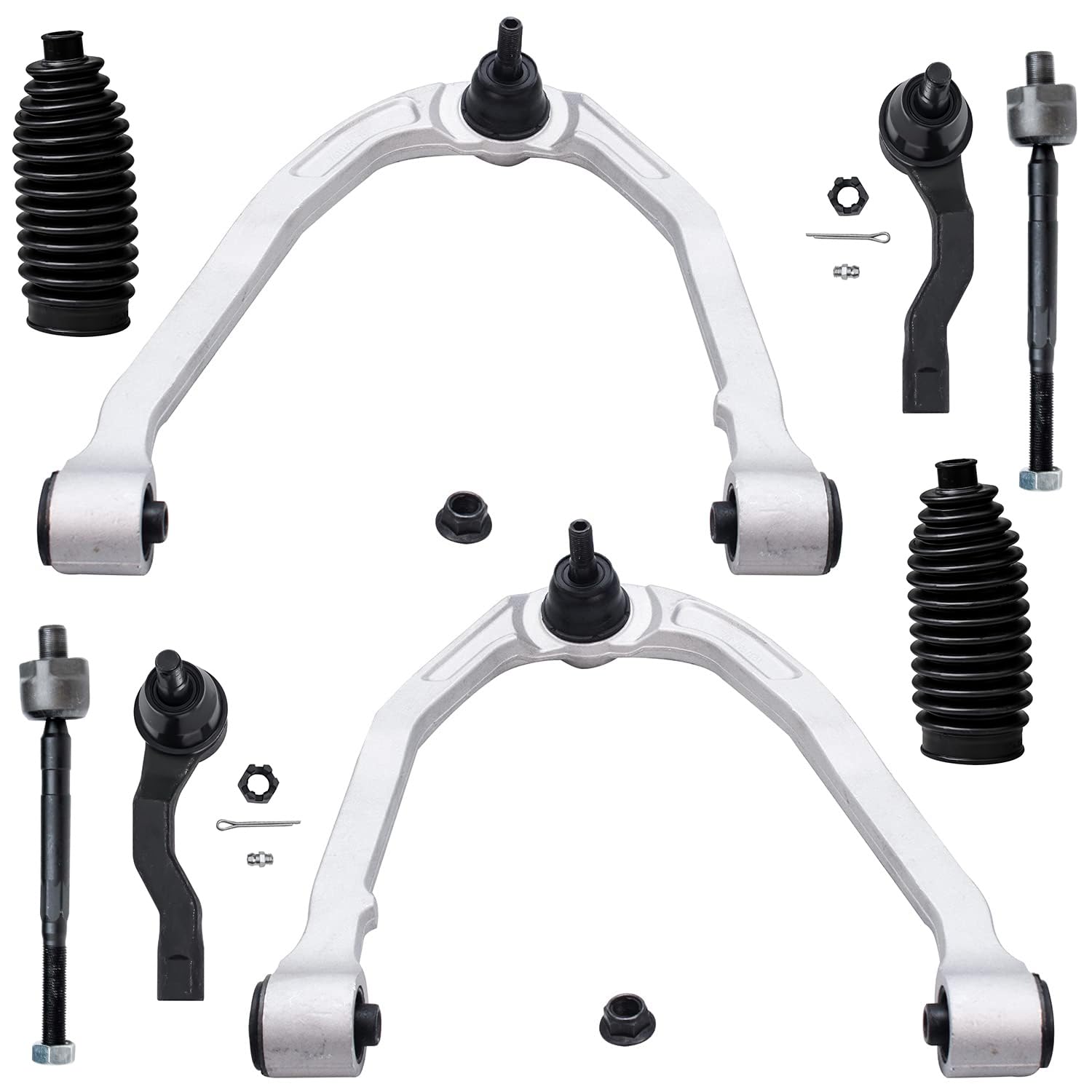 Detroit Axle - 8pc Front End Suspension Kit for 03-07 Infiniti G35, 03-09