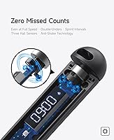 Vista 3 de Smart Jump Rope Accurate Calorie Tracking & 4 Training Modes Adjustable Steel Wire Rope Built-in High-Speed Bearings Type-C Charging Ideal