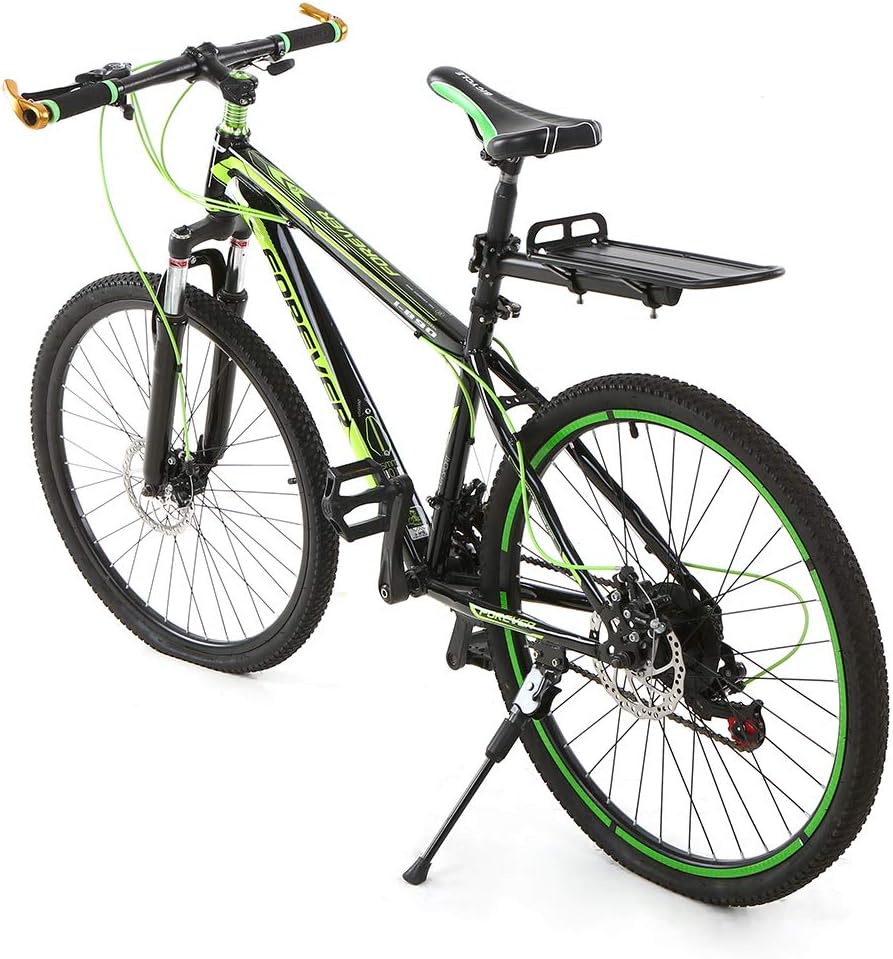 Lixada Rear Bike Rack Bicycle Cargo Rack Retractable Aluminum Alloy Bike Mount Cycle Bicycle Rear Seat Post Rack : Sports & Outdoors