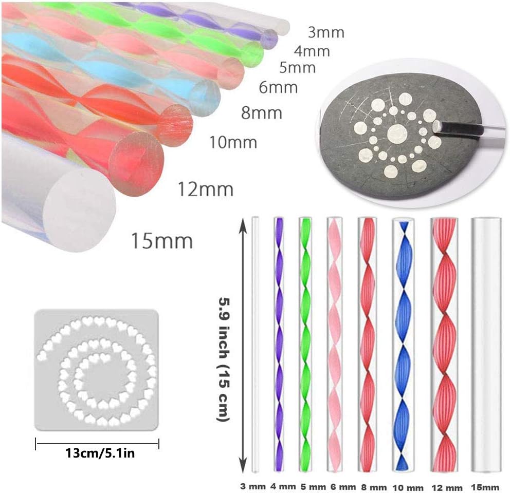 HarrierWing 35 PCS Mandala Dot Painting Tools Rock Painting Kit for Stones Coloring and Nail Dotting Drawing