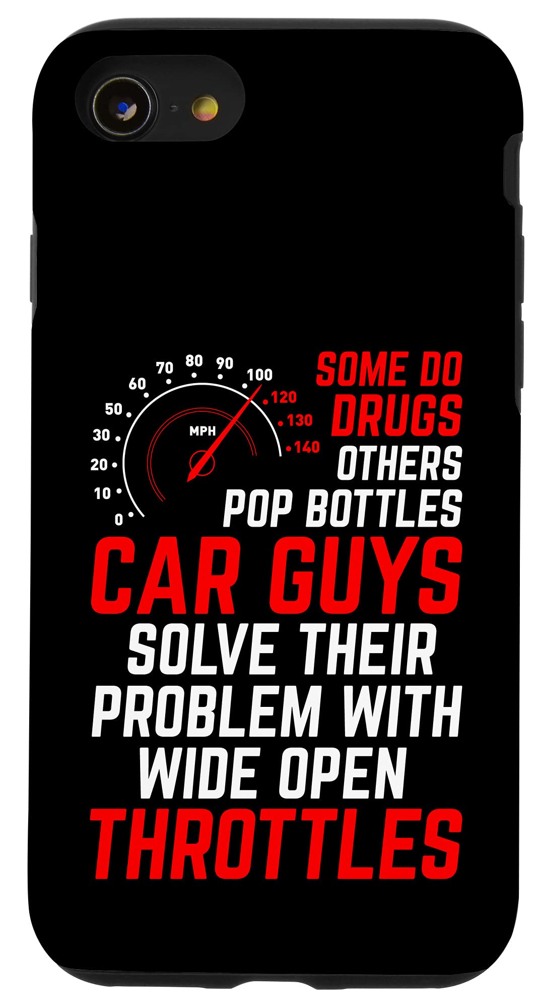 iPhone SE (2020) / 7 / 8 Car Guys Solve Their Problems Funny Car Enthusiast Auto Race Case