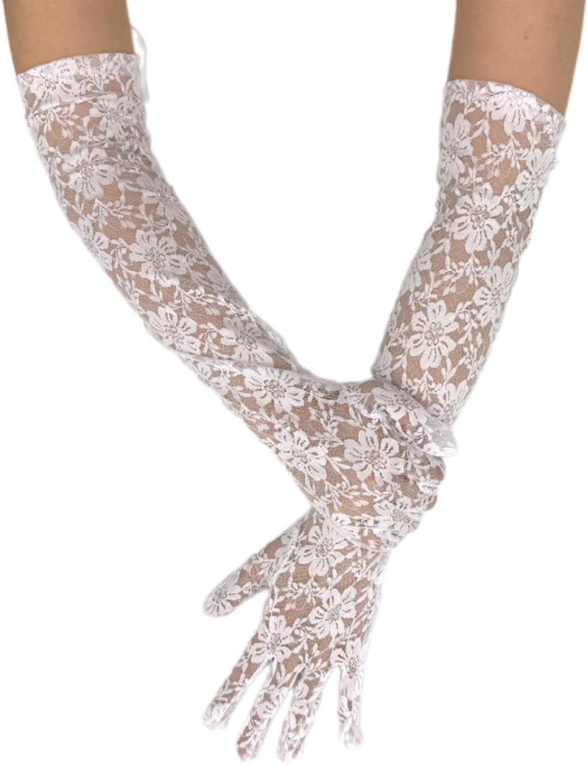 1pair Masquerades Laces Gloves Ladies' Dress Luxurious Laces Mittens For Various Ages Wedding Ceremony