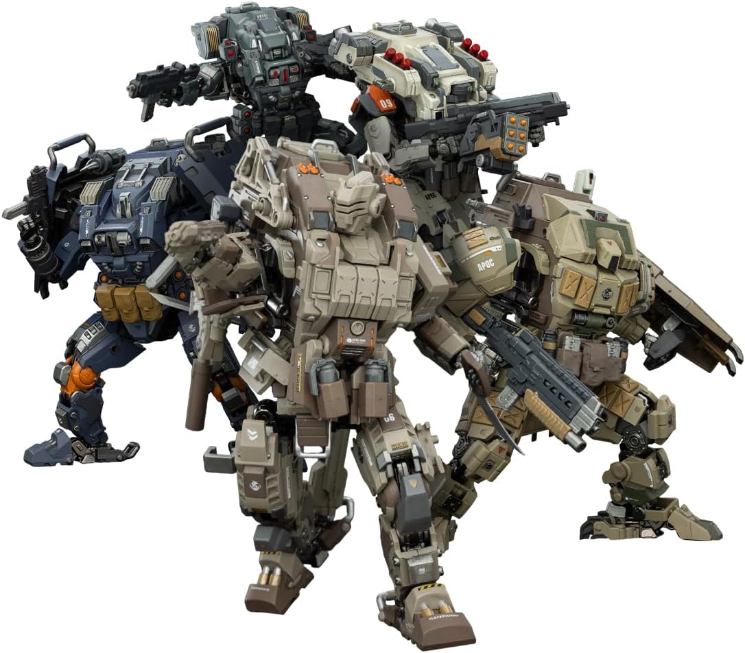 JOYTOY 1:25 Action Figure Dark Source - APOC Series Bedrock Mech 5PCS - Collectible Model Birthday Gift 15age+ （Requires Assembly）