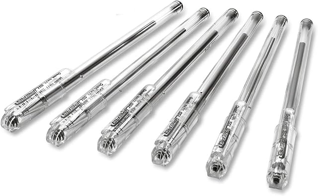 Pentel BK77 Superb Ball 0.7mm Black 6 Pieces