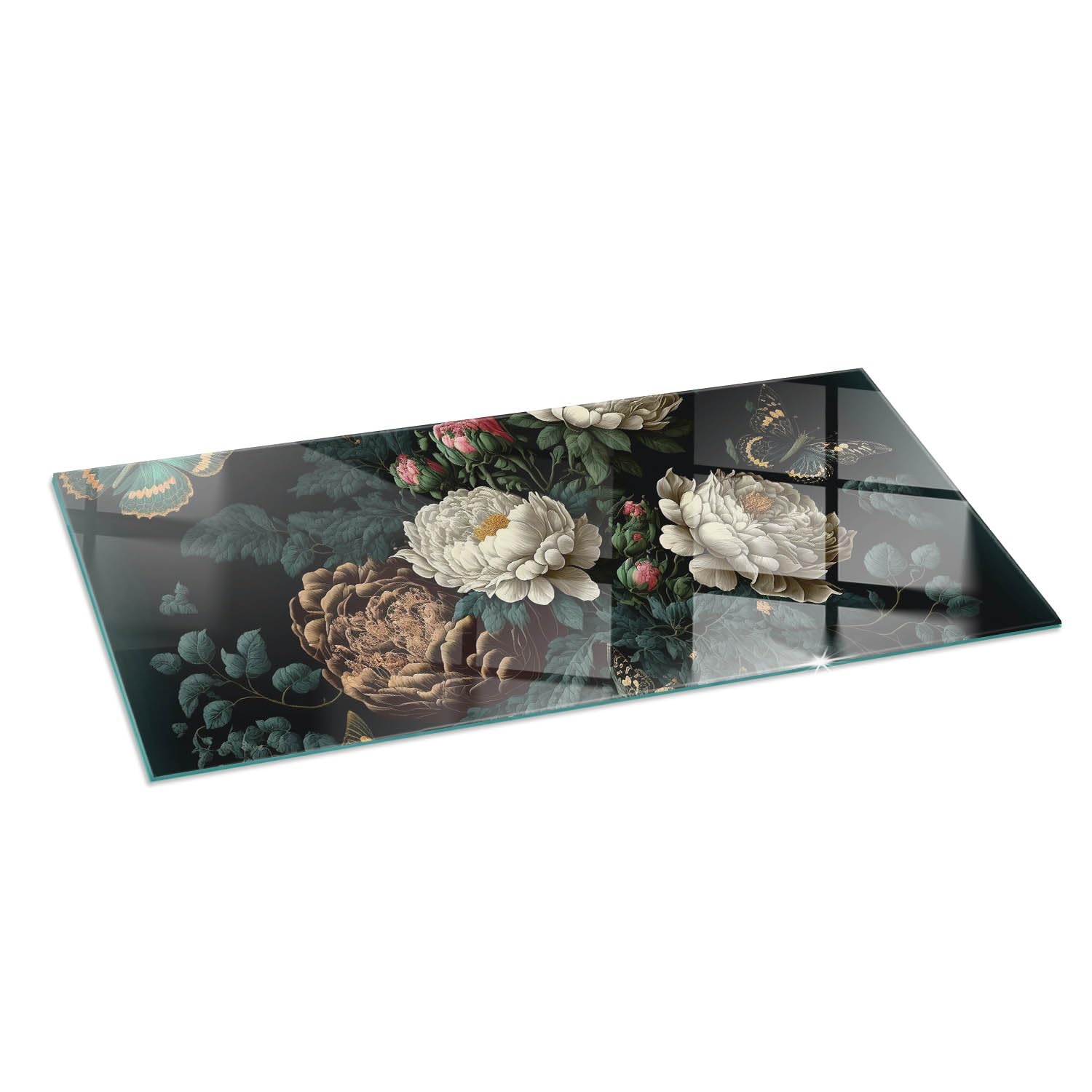Protector de vidrio de seguridad rectangular de 125x50 cm con acabado duradero