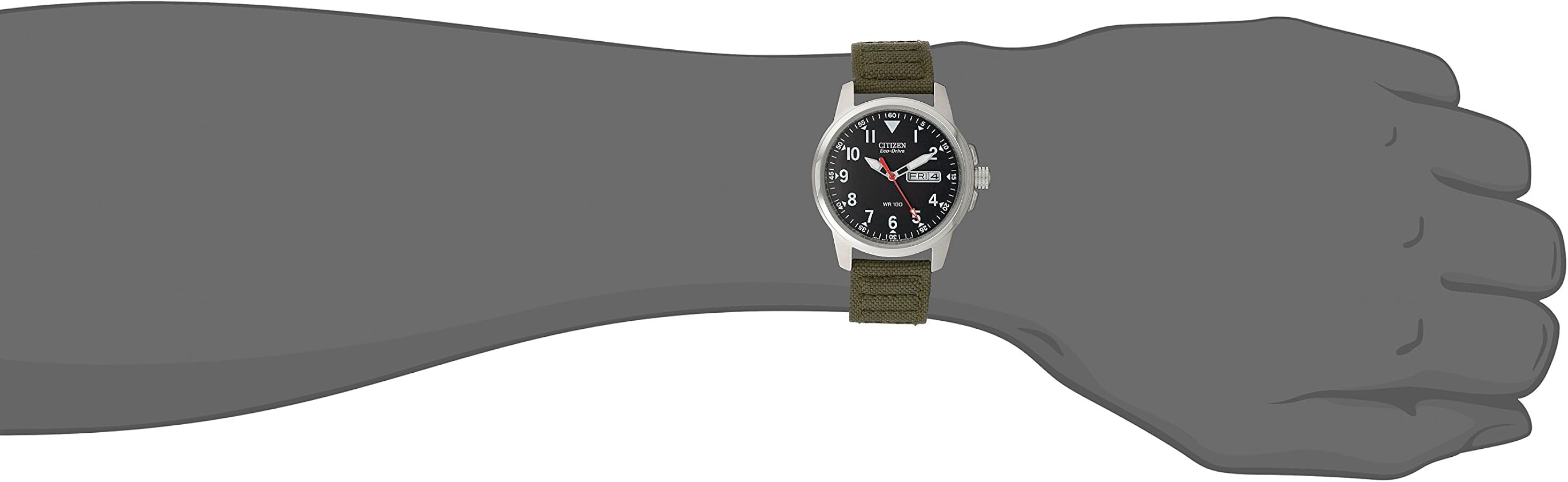 Amazon.com: Citizen Men's Eco-Drive Weekender Garrison Field Watch